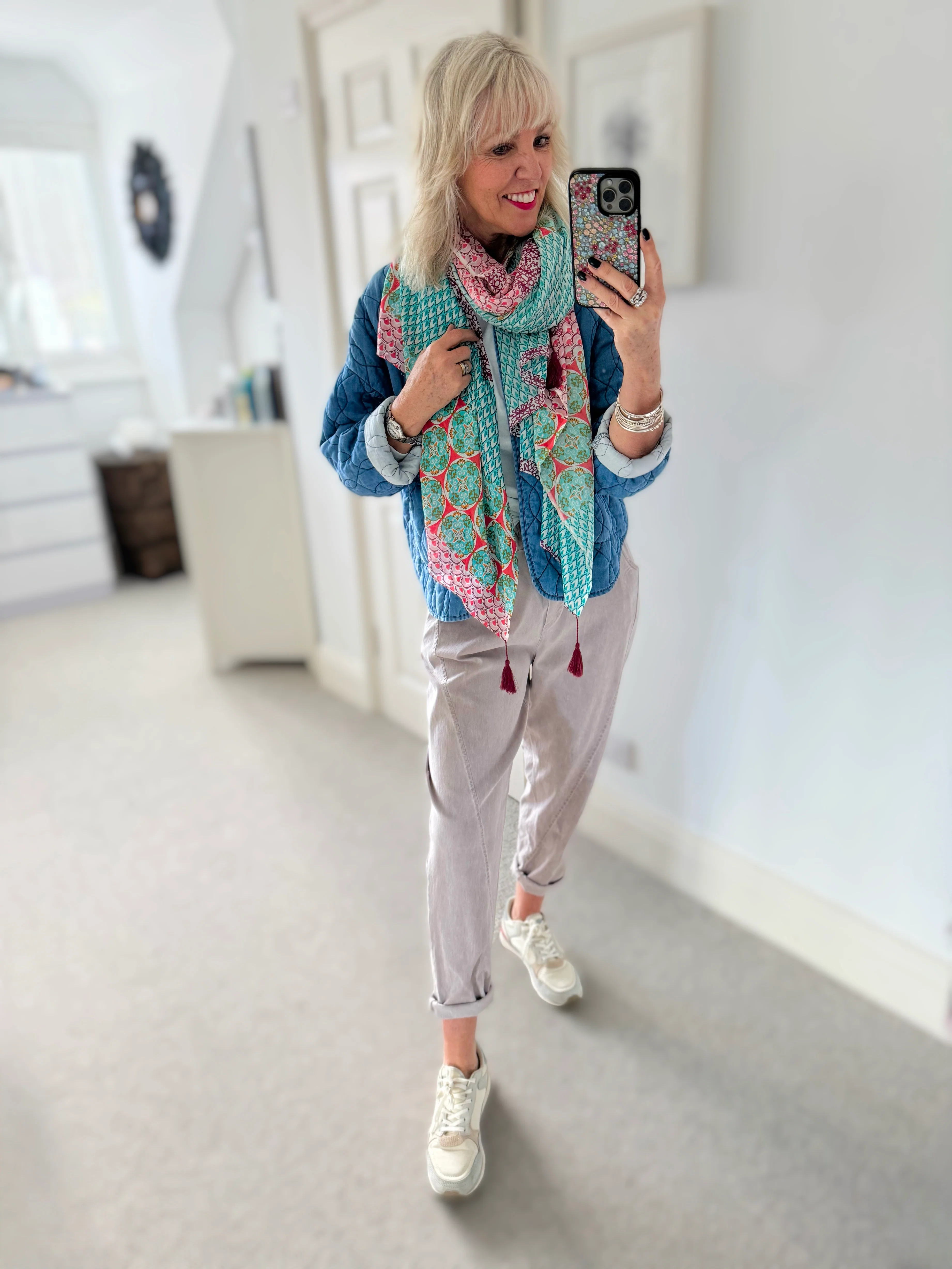 Boho Scarf in Organic Cotton - Image 3