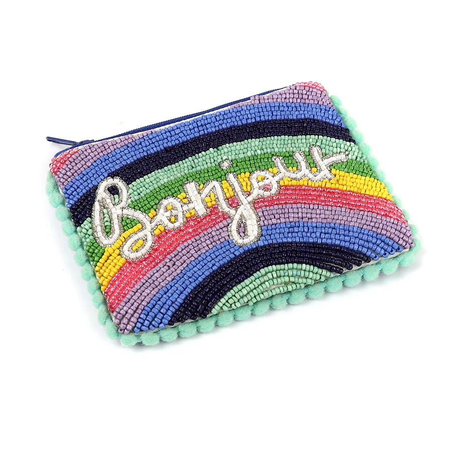 Bonjour Beaded Purse - Image 3
