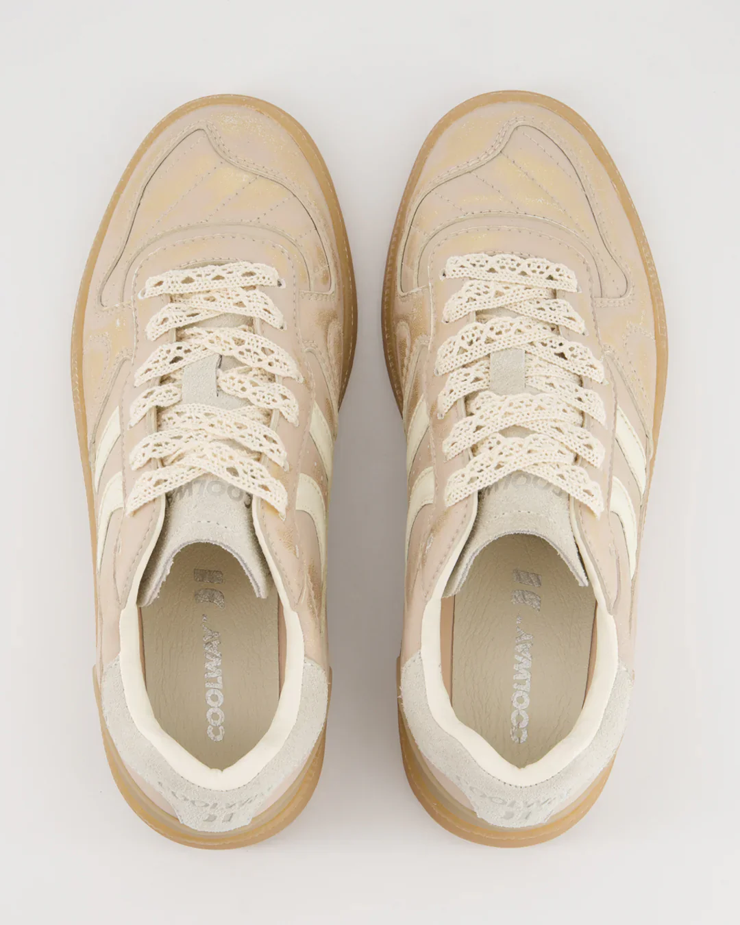 Coolway Goal Trainers in Golden Stone - Image 8