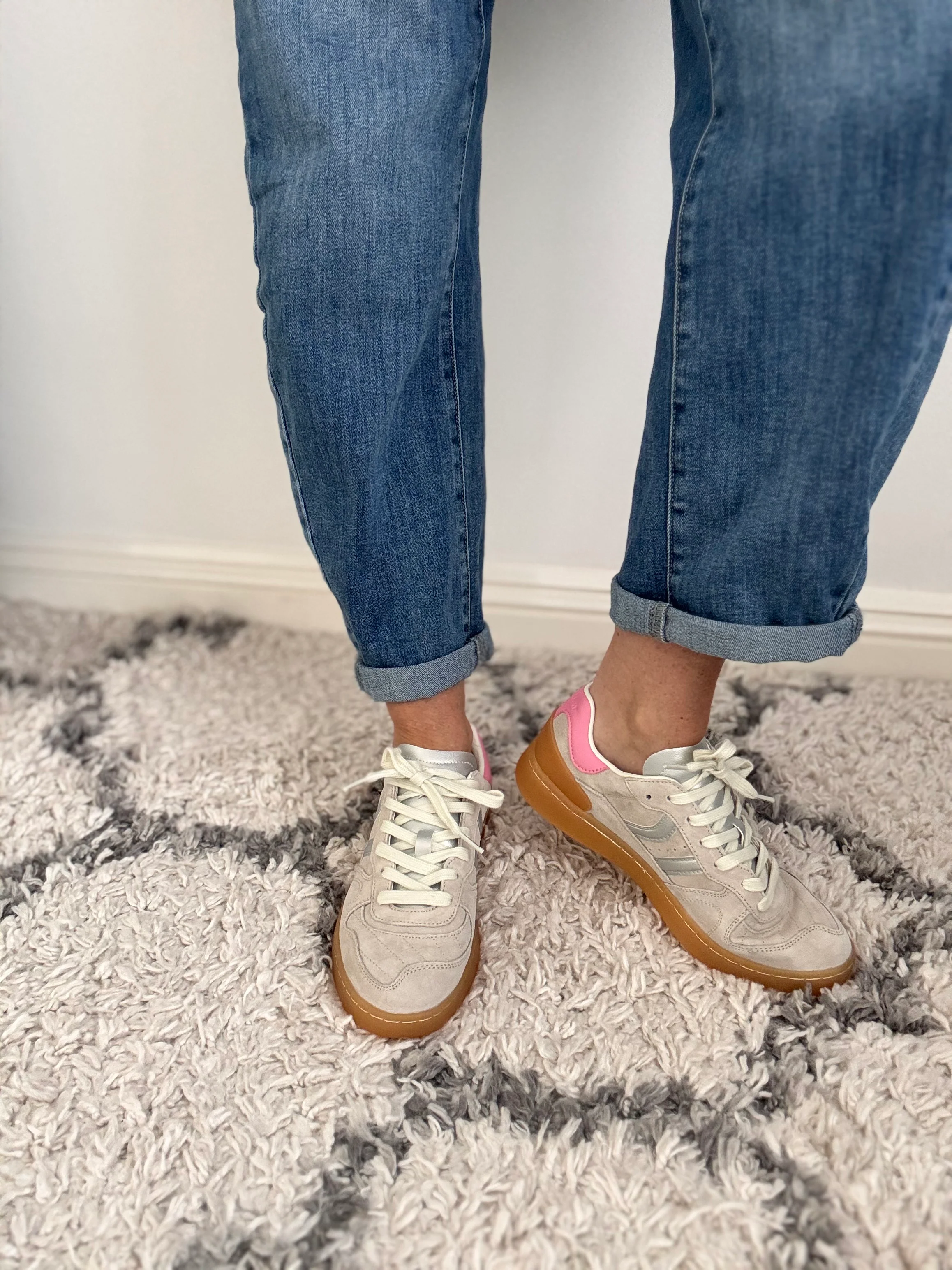 Coolway Goal Trainers in Ice Silver - Image 4