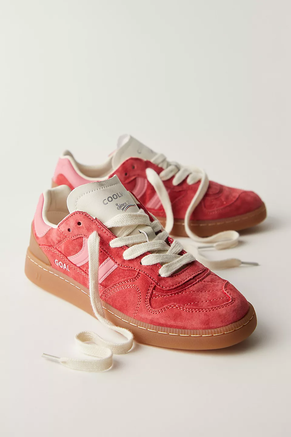 Coolway Goal Trainers in Red Love - Image 3
