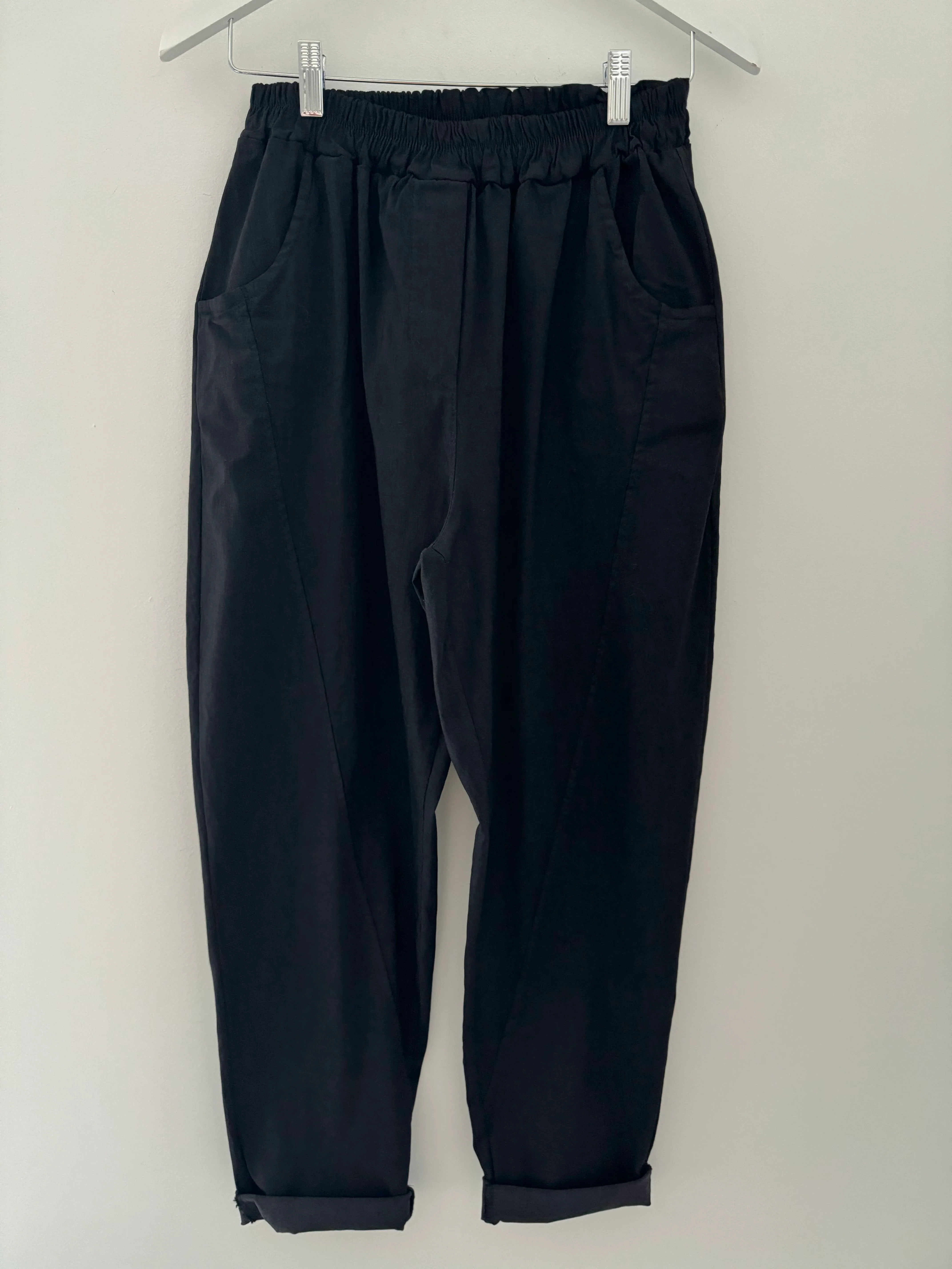 Engineered Boyfriend Joggers in Black - Image 6