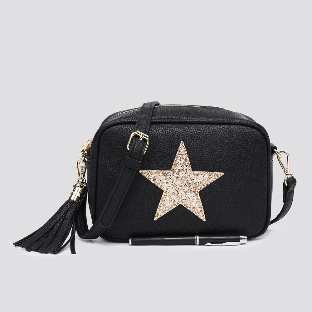 Pebble Star Bag in Black - Image 3