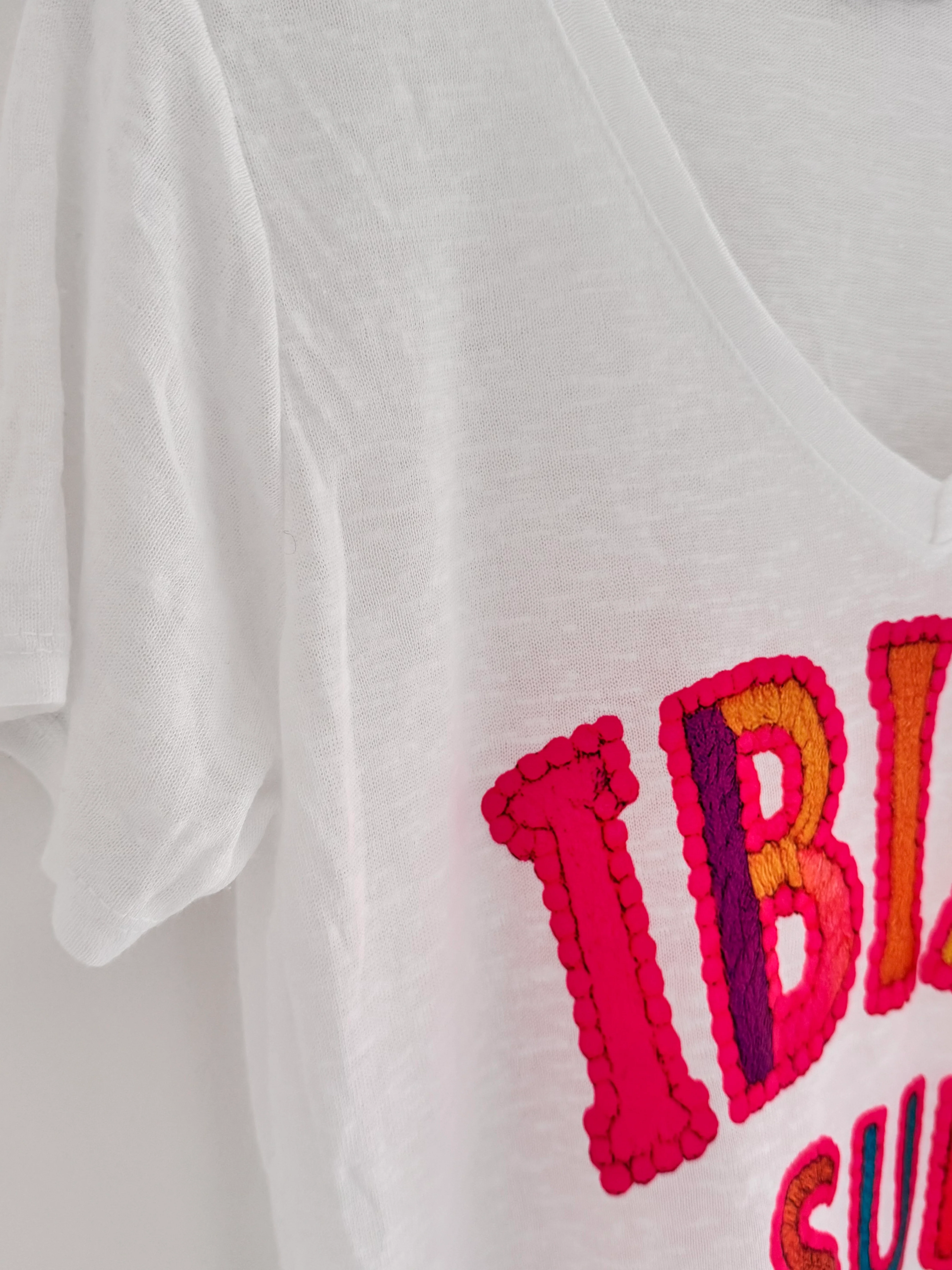 Ibiza Sun Tee in White - Image 8