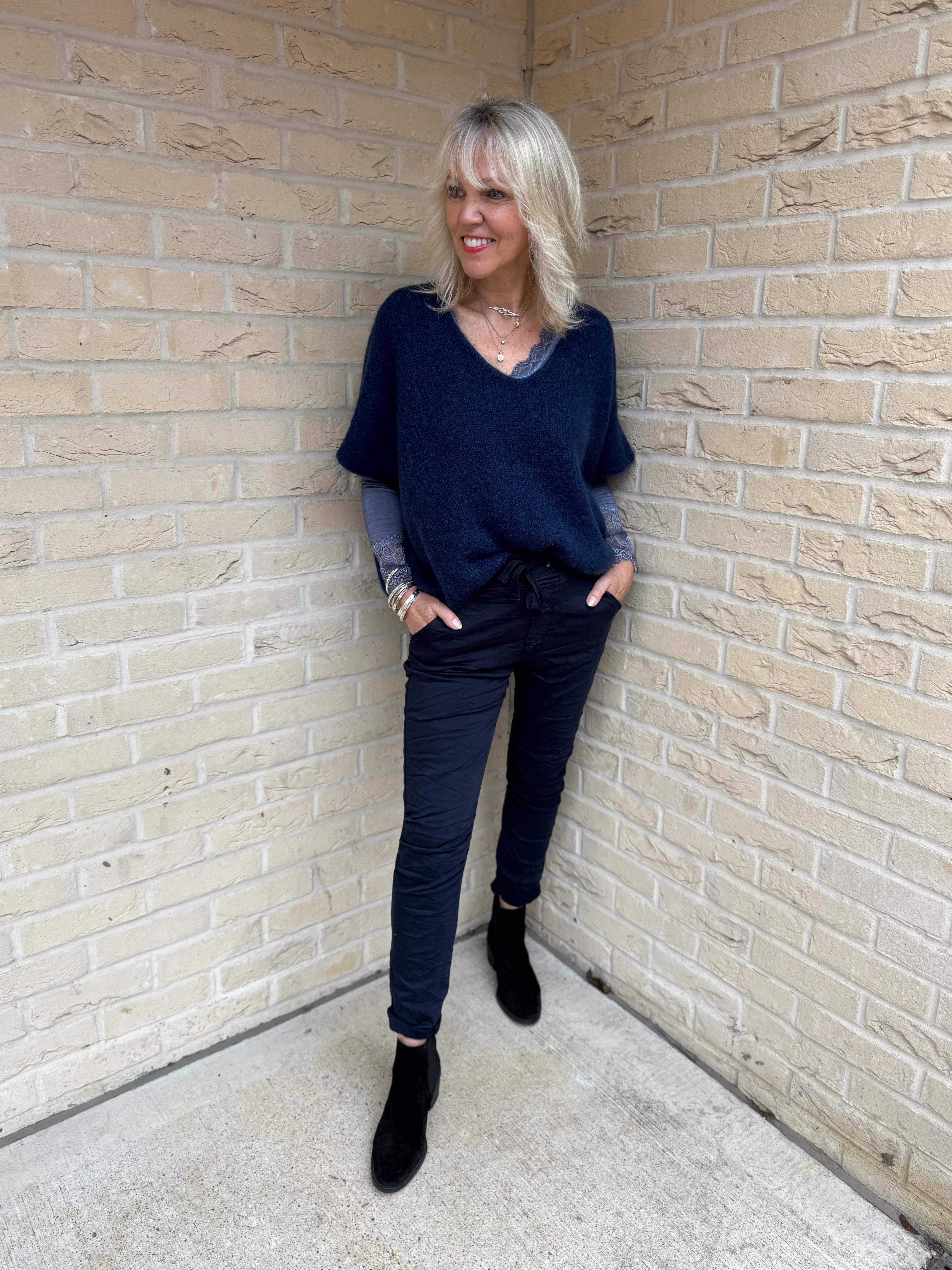 Jean Joggers in Ink - Image 6