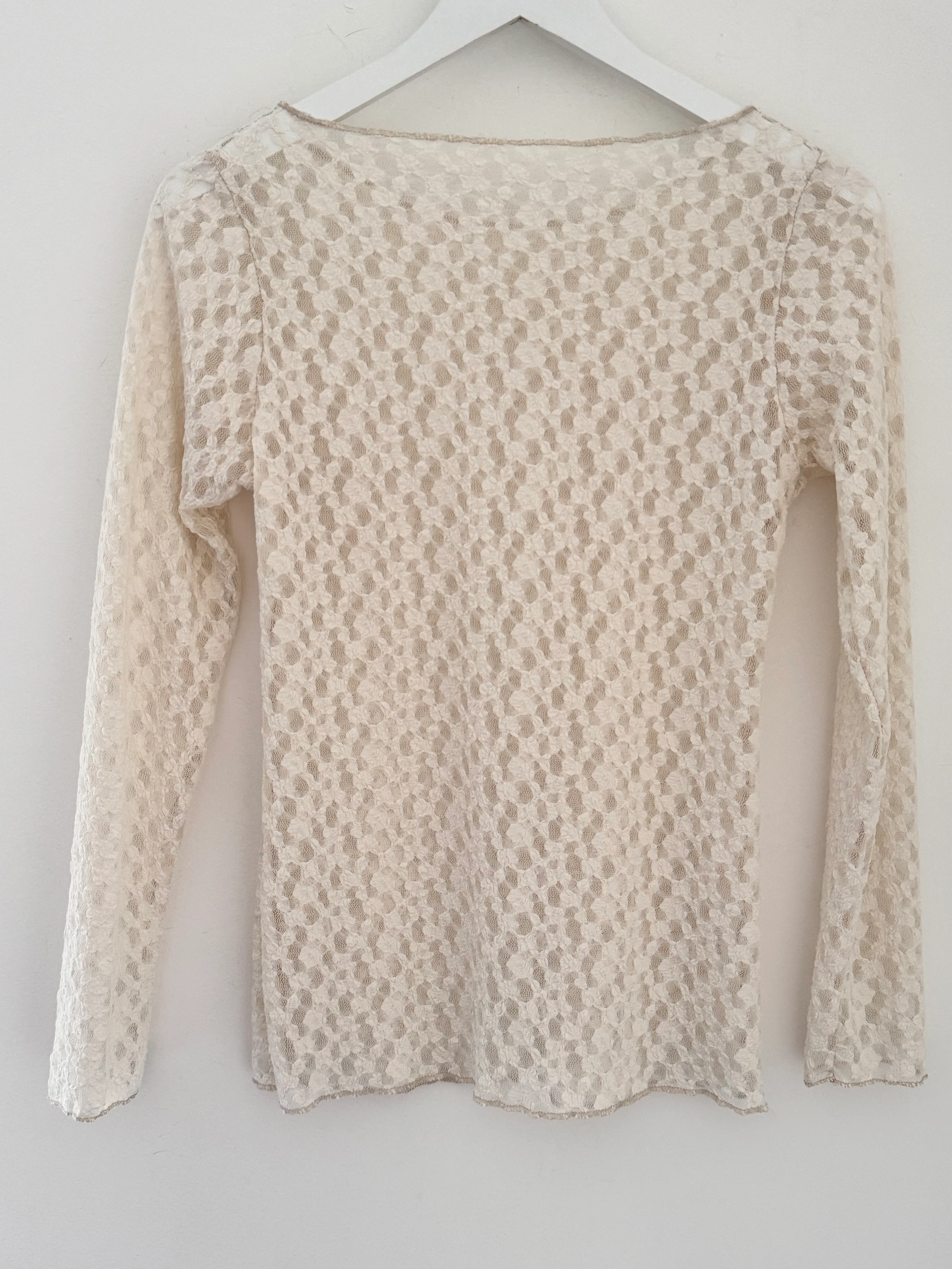 Lace Base Layer in Ecru - Image 8