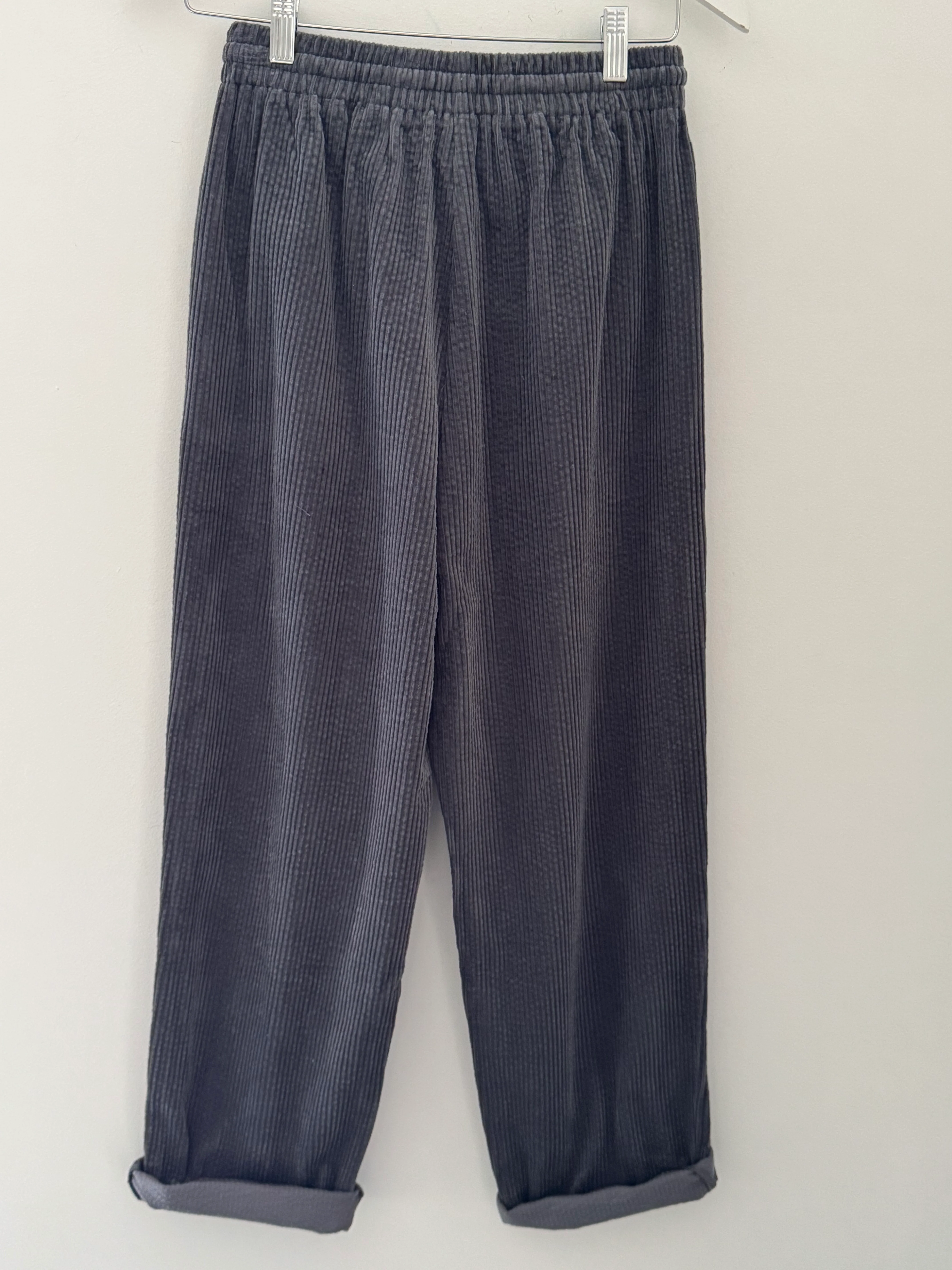 Luxe Cord Joggers in Deep Grey - Image 14