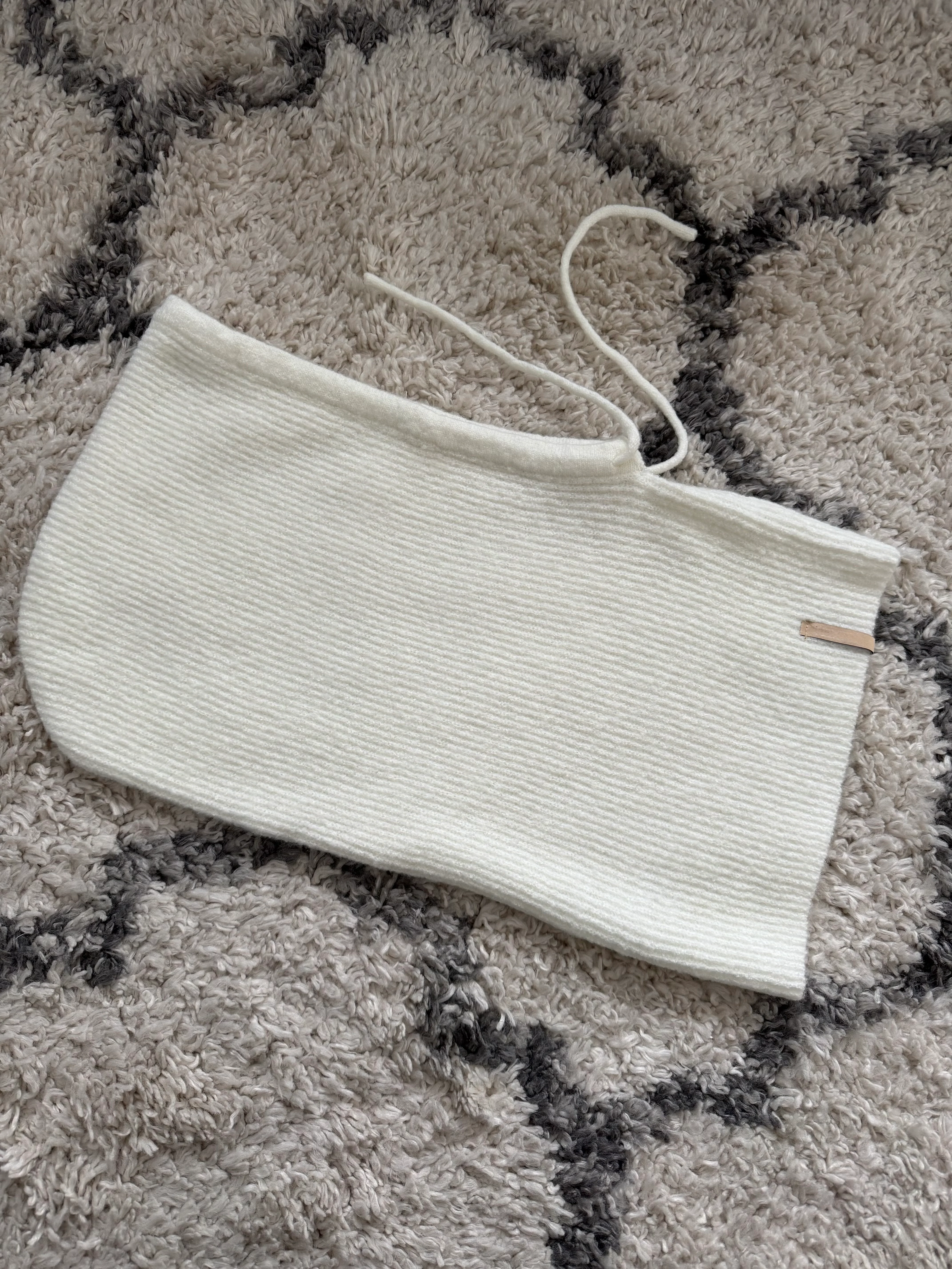 Luxe Hooded Snood in Ivory - Image 7
