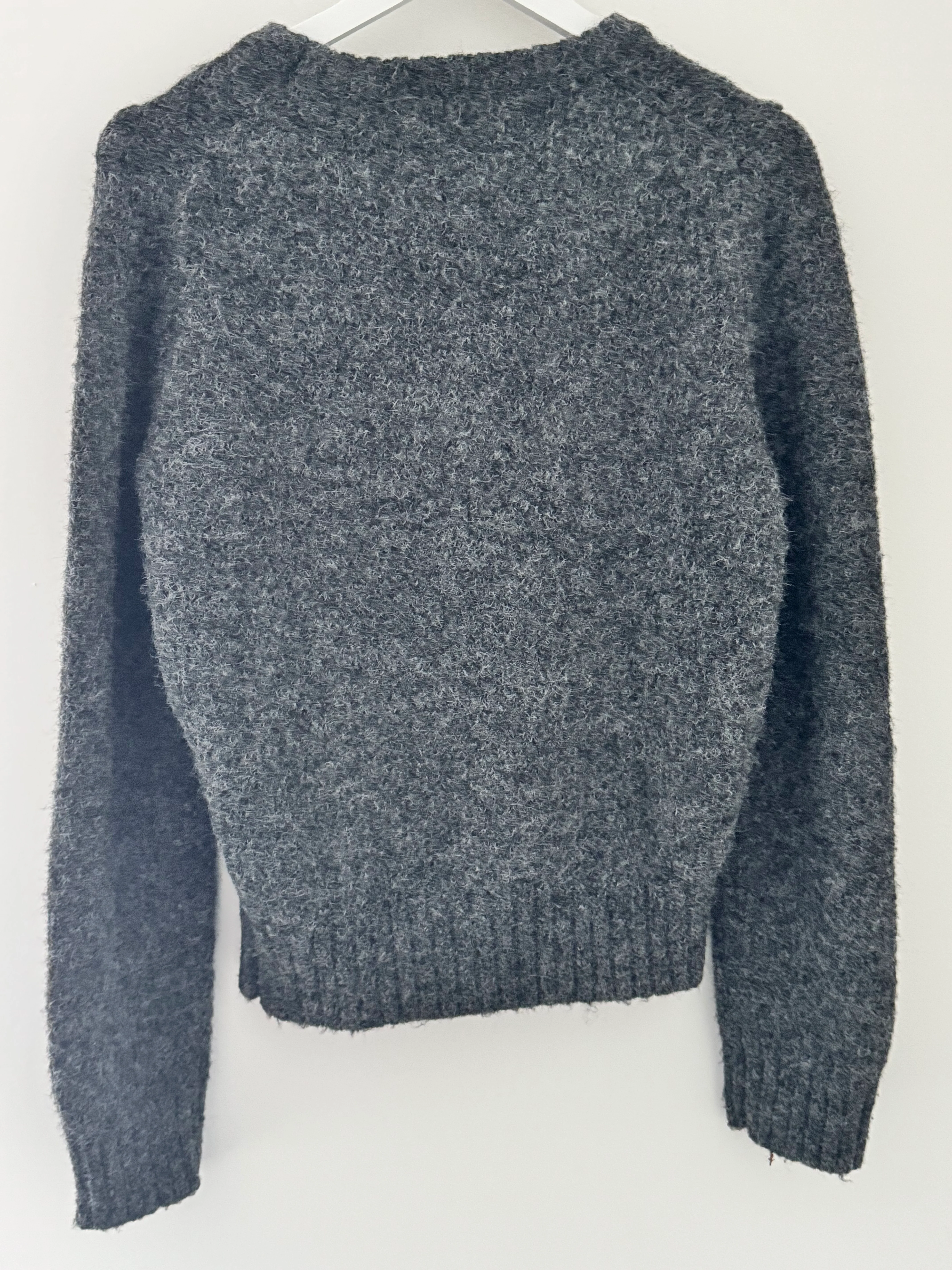 Luxe Jumper with Cat in Charcoal - Image 7