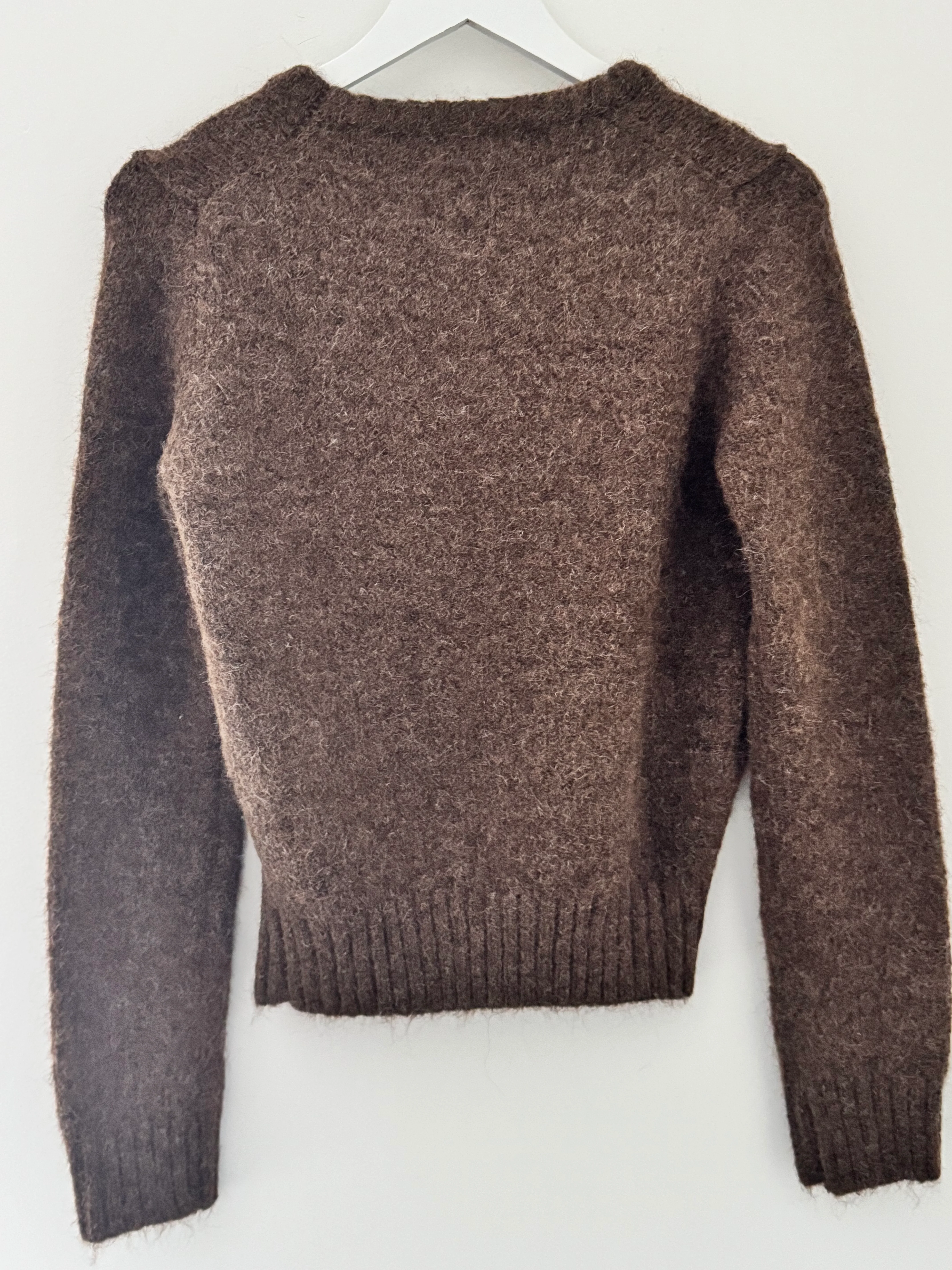 Luxe Jumper with Cat in Cocoa - Image 8