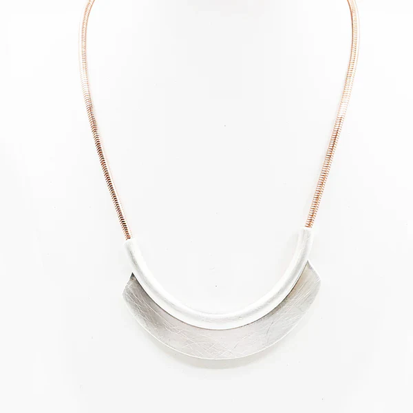 Metal Pendant on Snake Chain