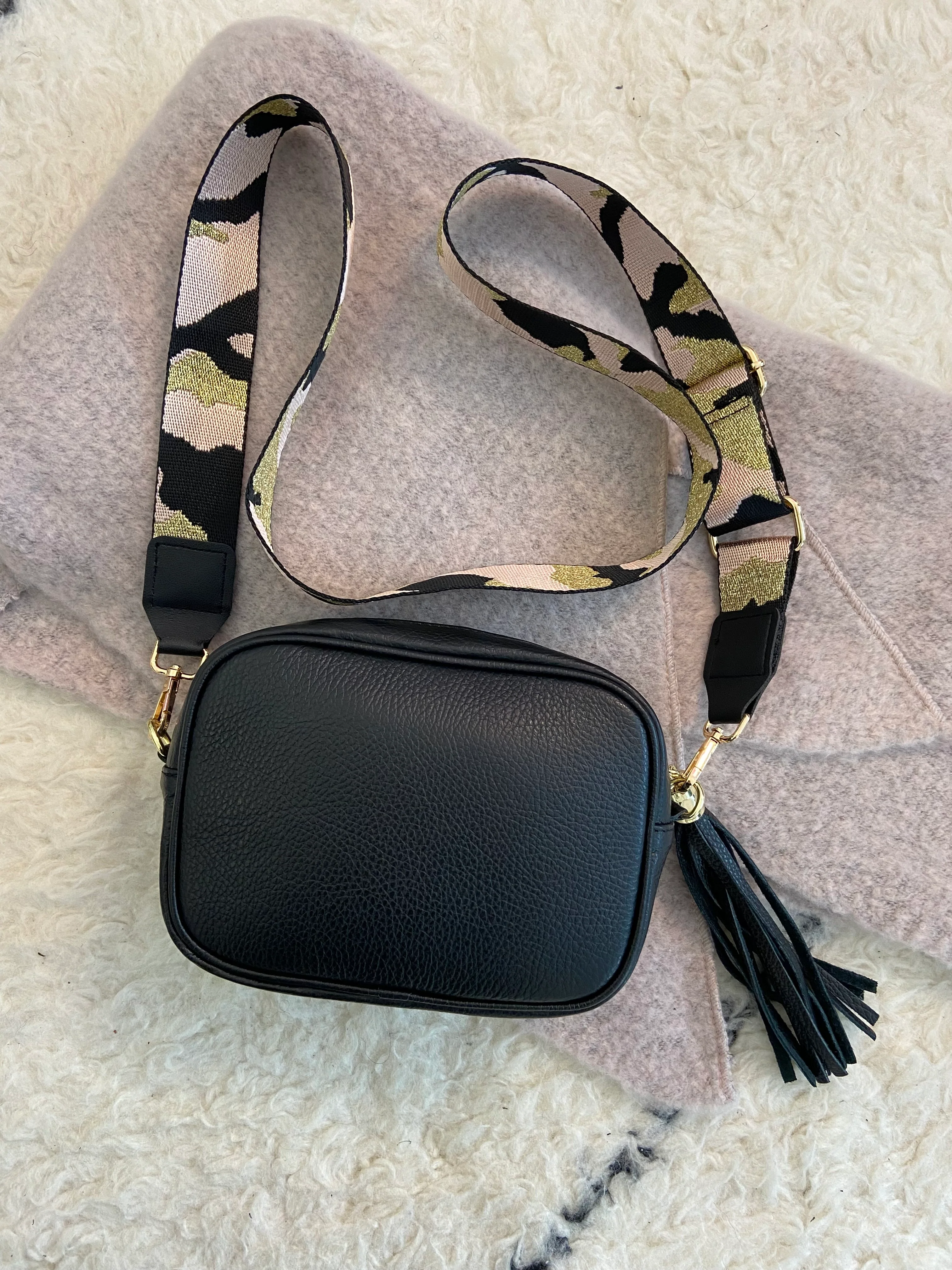 Metallic Pink Camo Bag Strap - Image 5