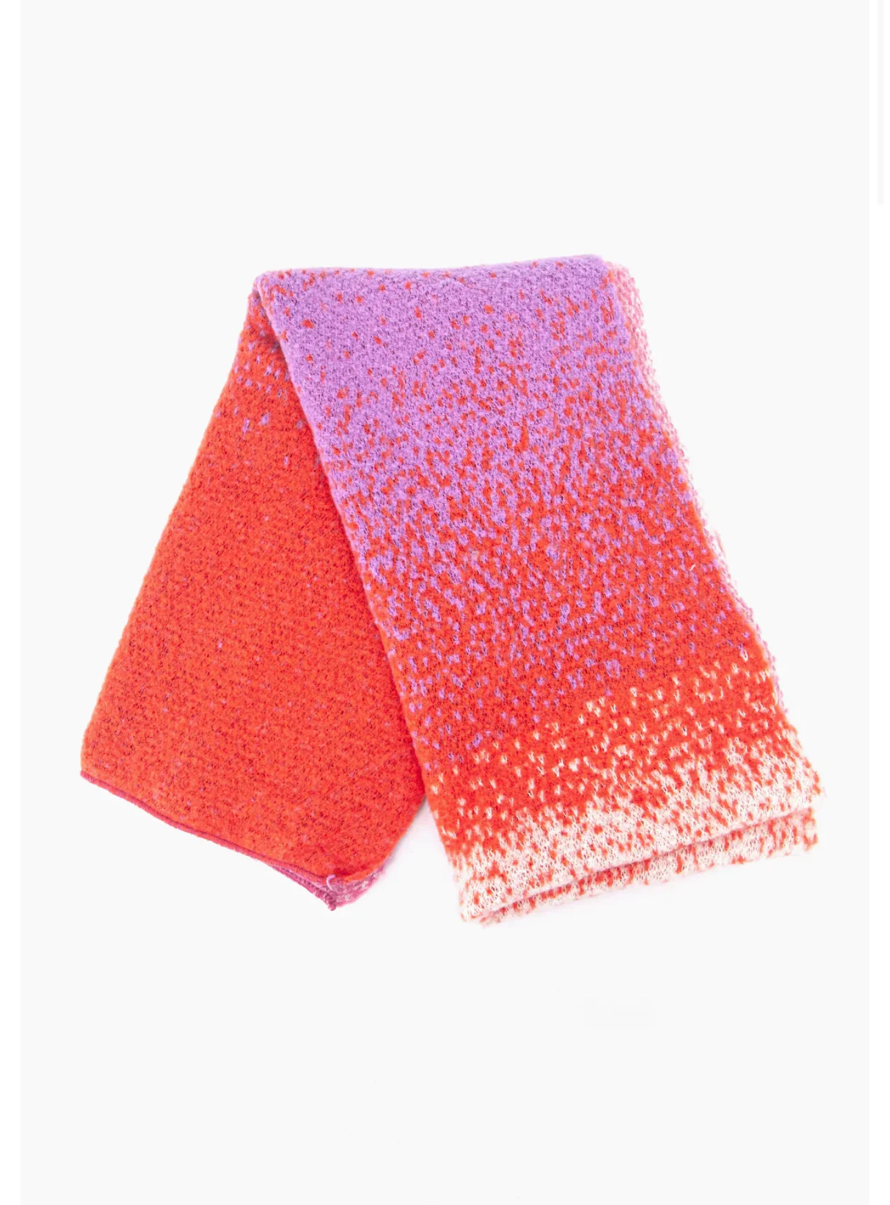 Ombré Cosy Scarf in Pink & Orange - Image 4