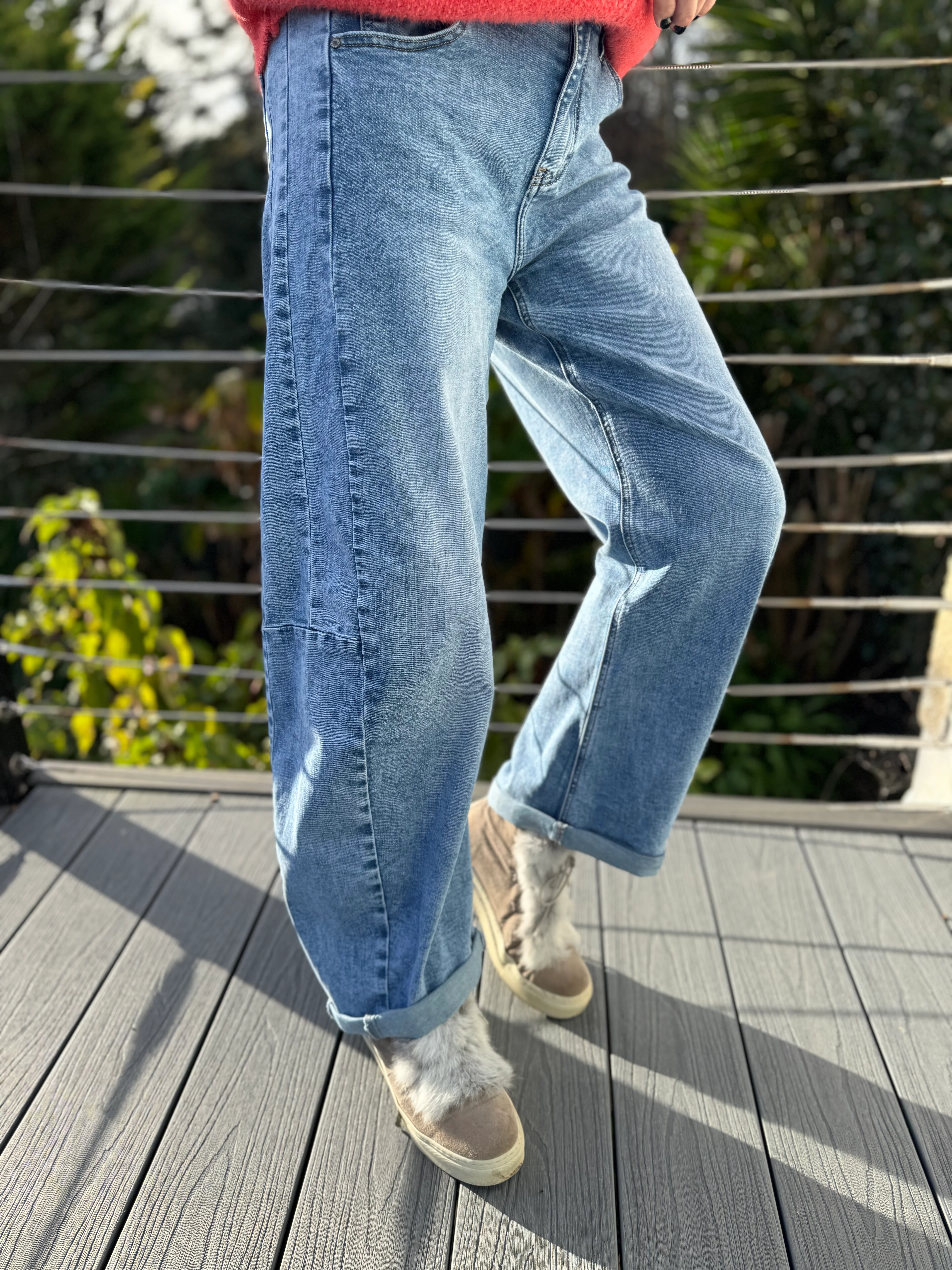 Premium Barrel Stretchy Jeans - Image 2
