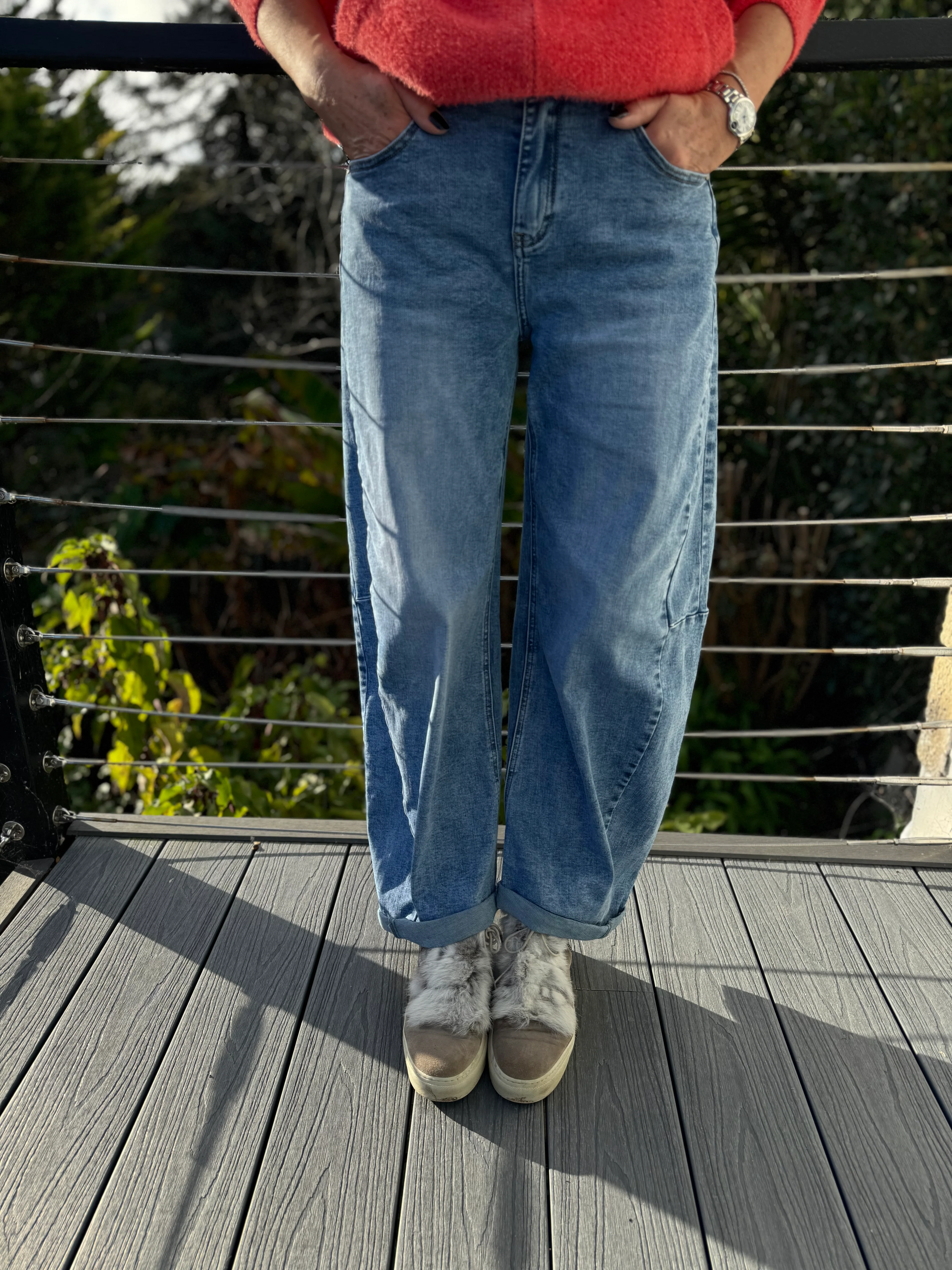 Premium Barrel Stretchy Jeans - Image 5