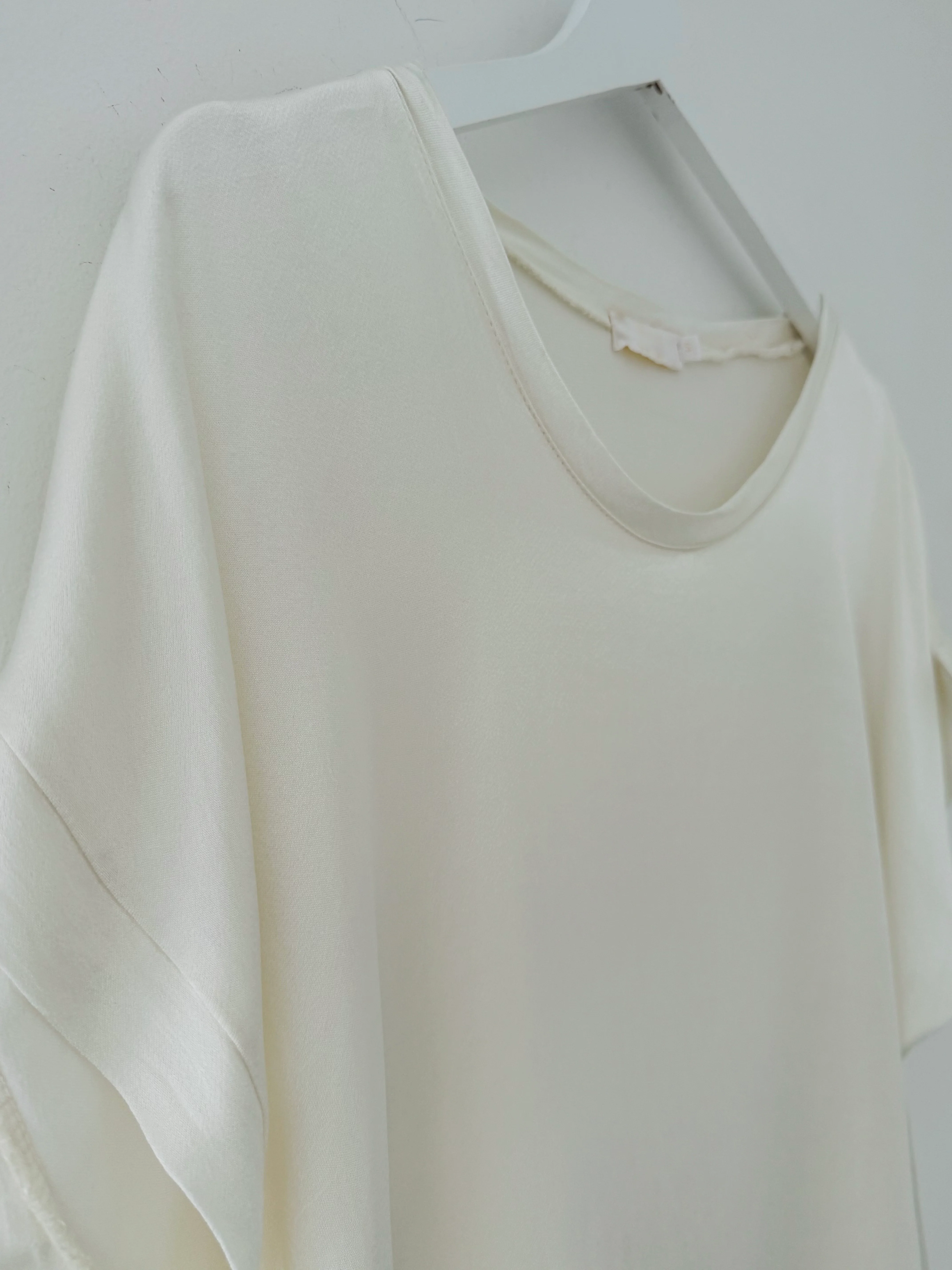 Satin Top in Ivory - Image 8