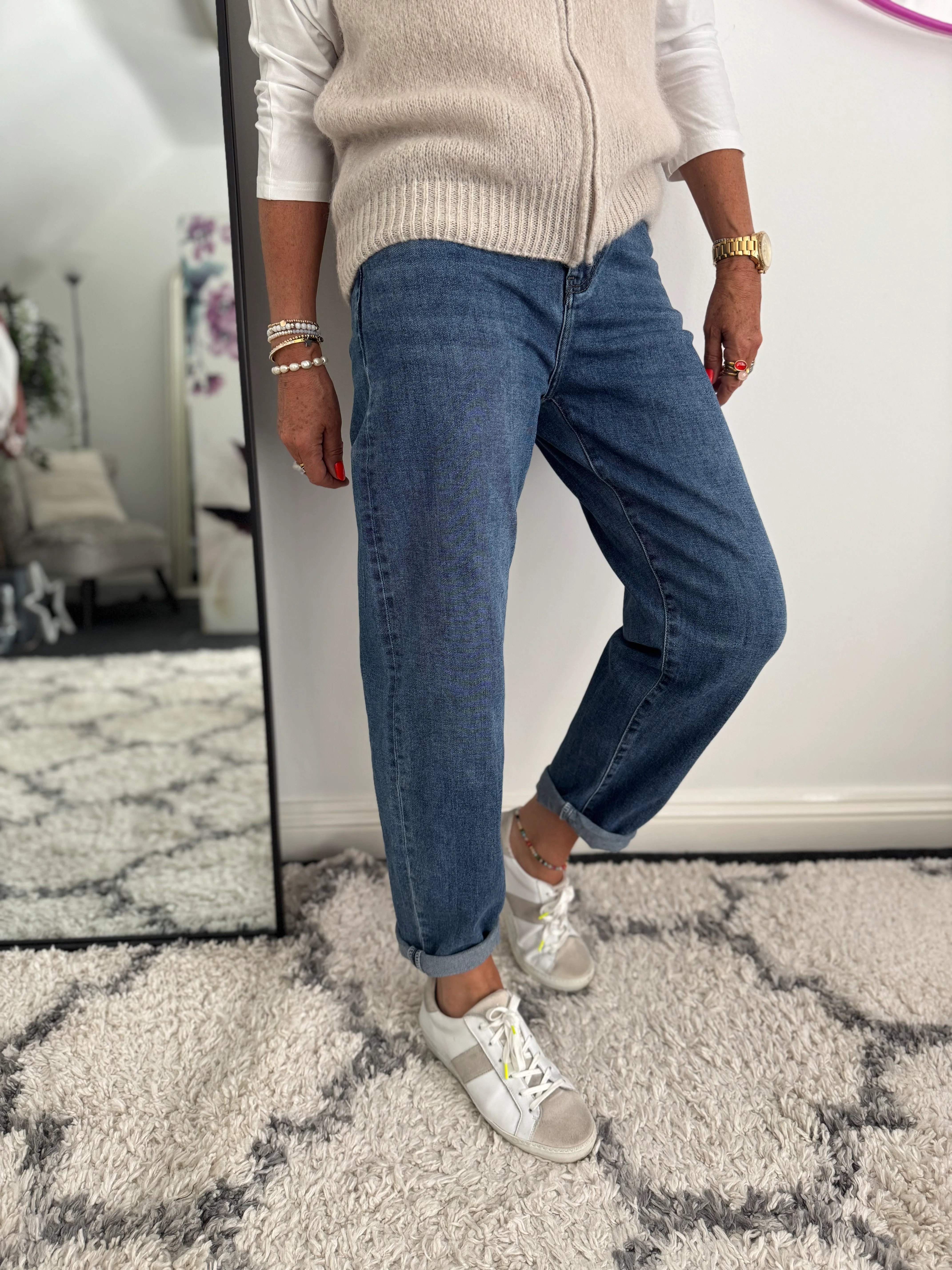 Slim Fit Jeans in Soft Denim - Image 3