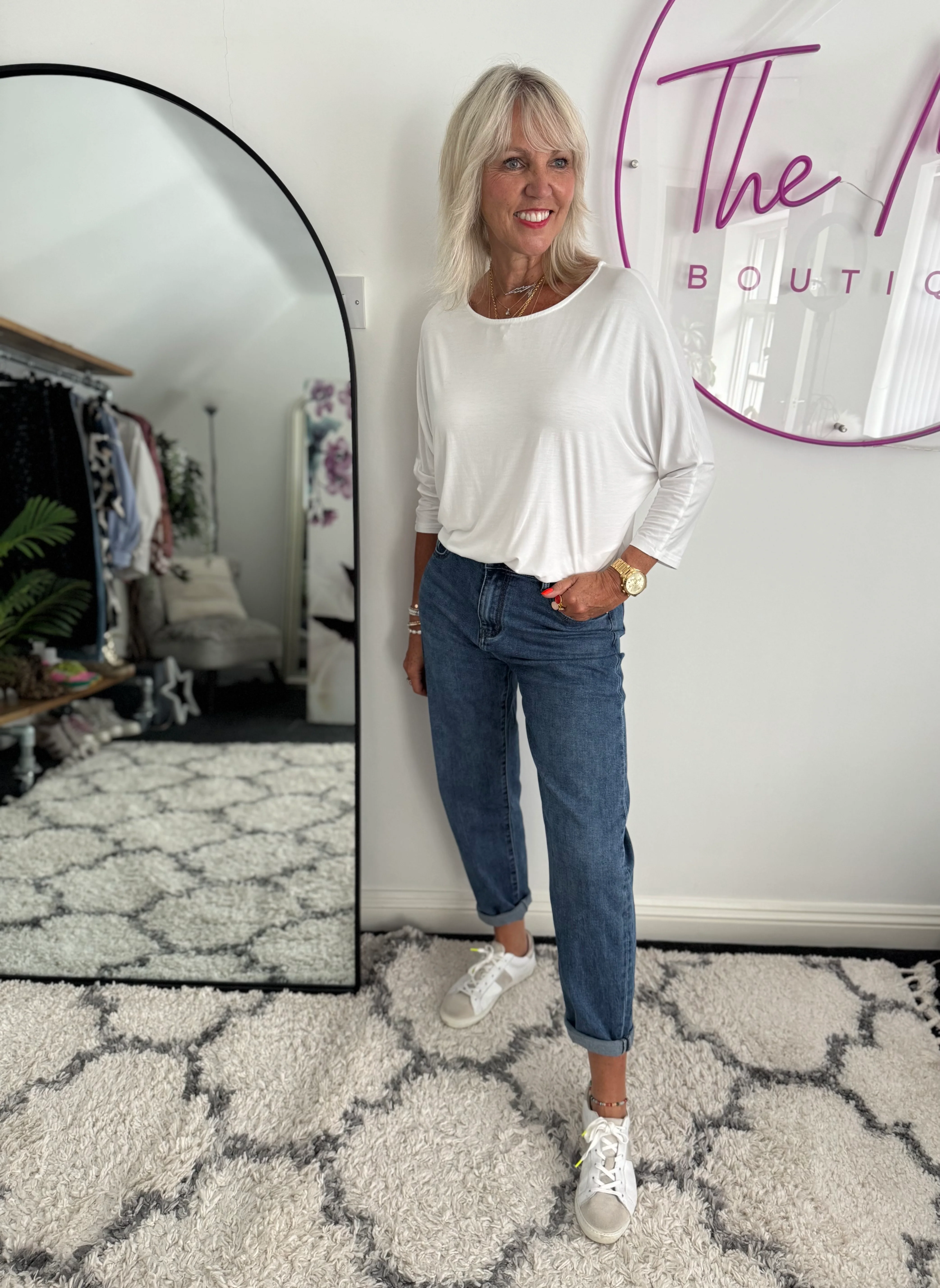 Slim Fit Jeans in Soft Denim - Image 5