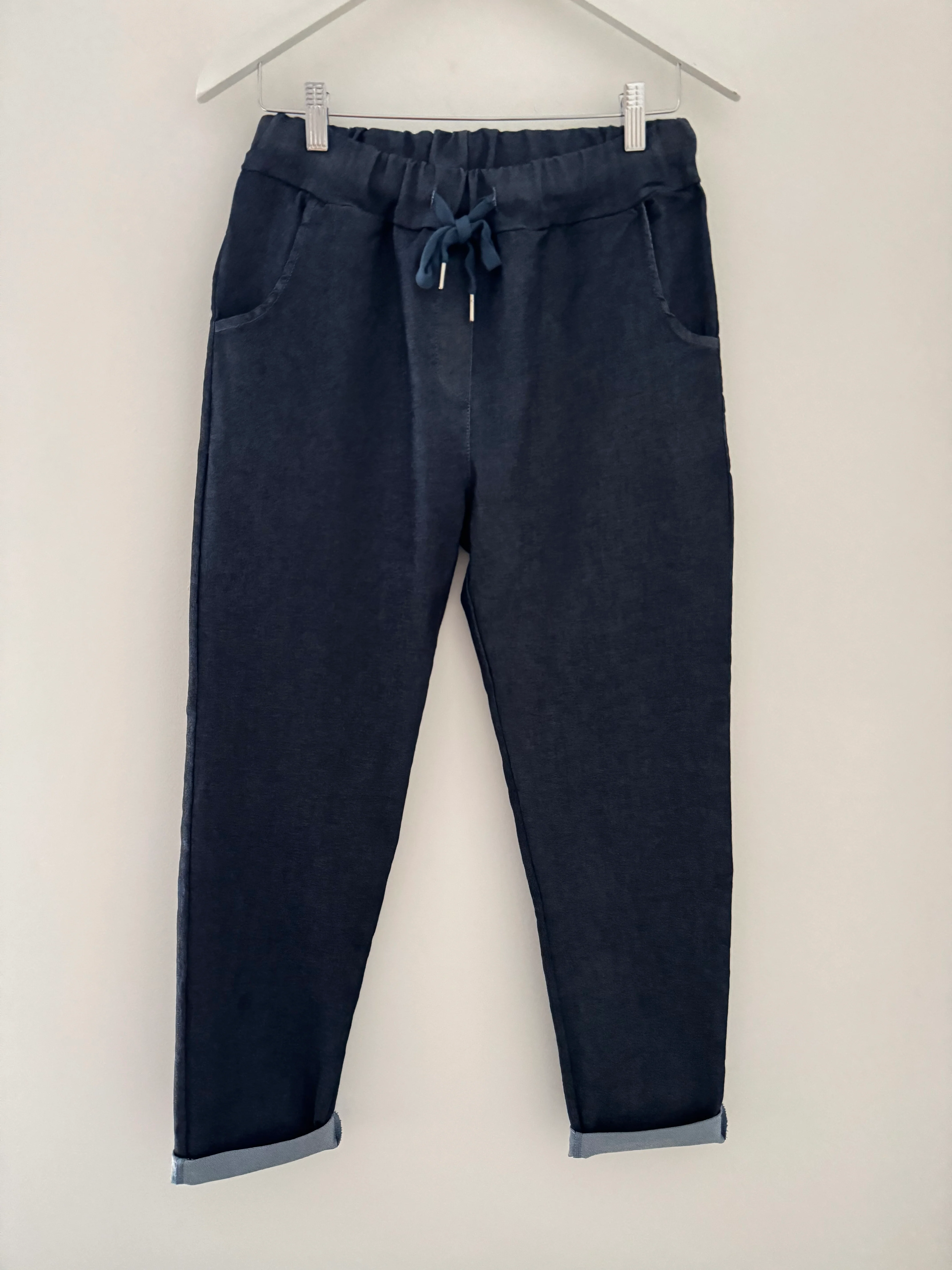 Slimfit Joggers in Dark Denim - Image 5