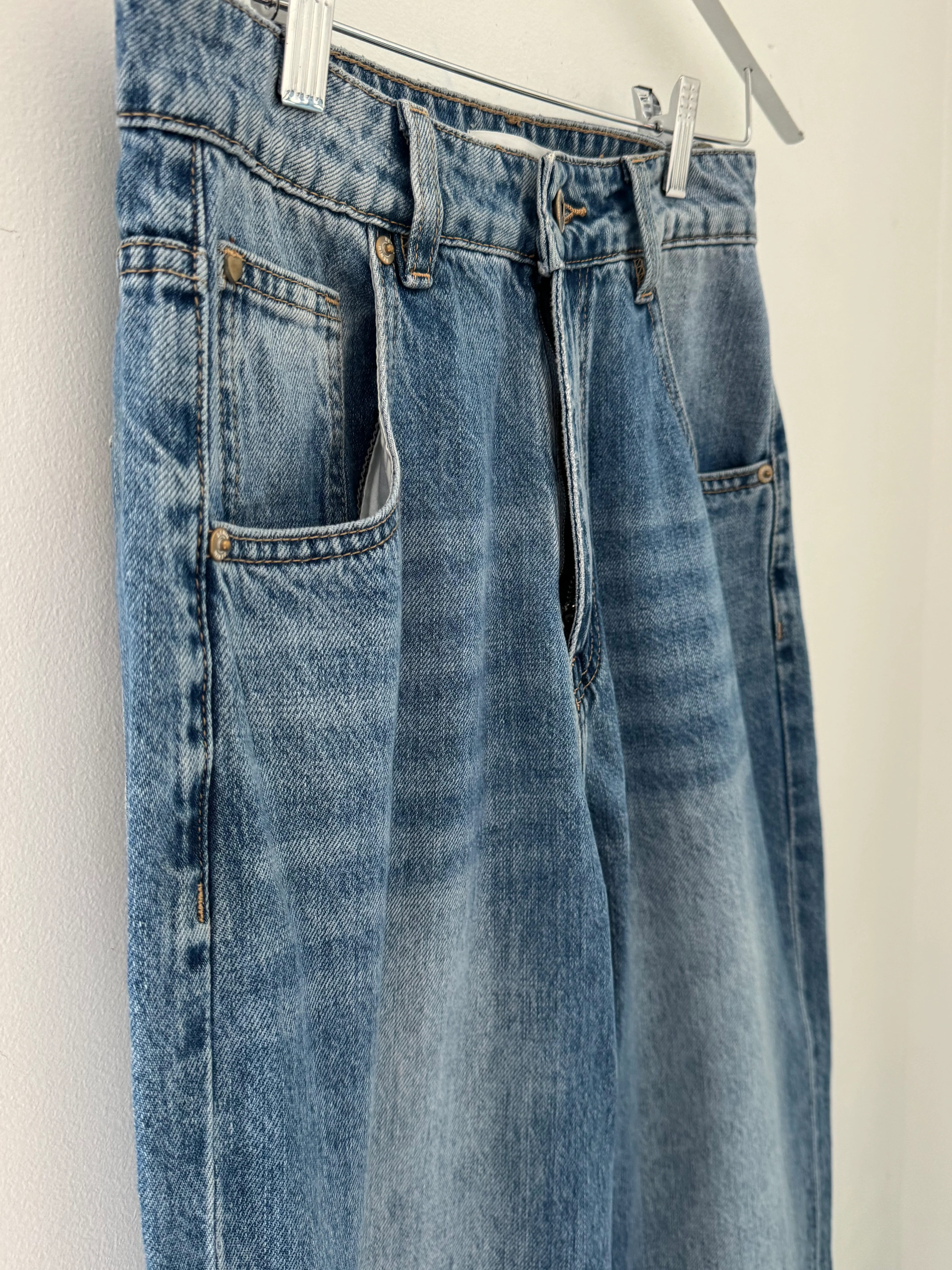 Straight Leg Jeans with Turnups - Image 7