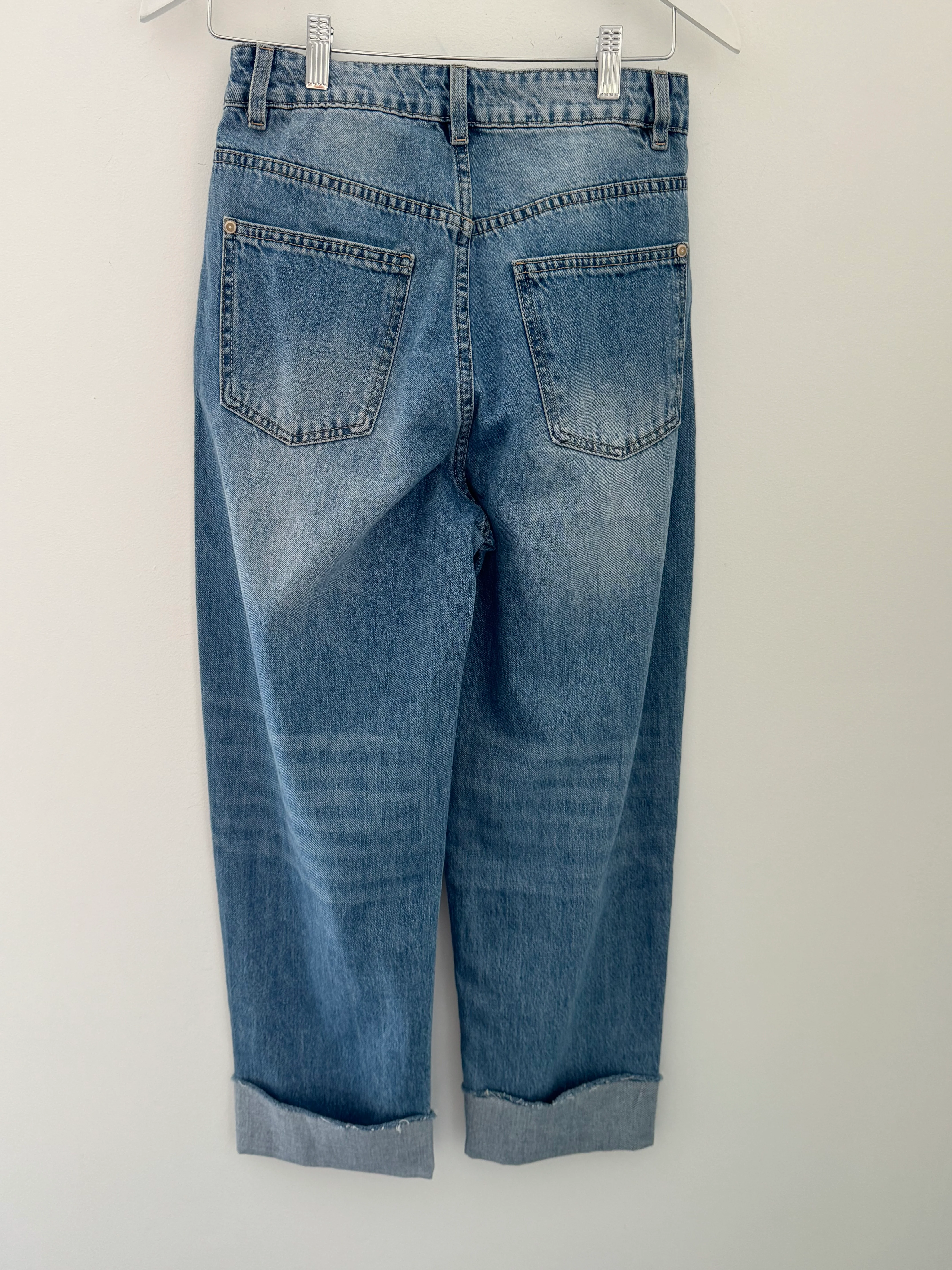 Straight Leg Jeans with Turnups - Image 8