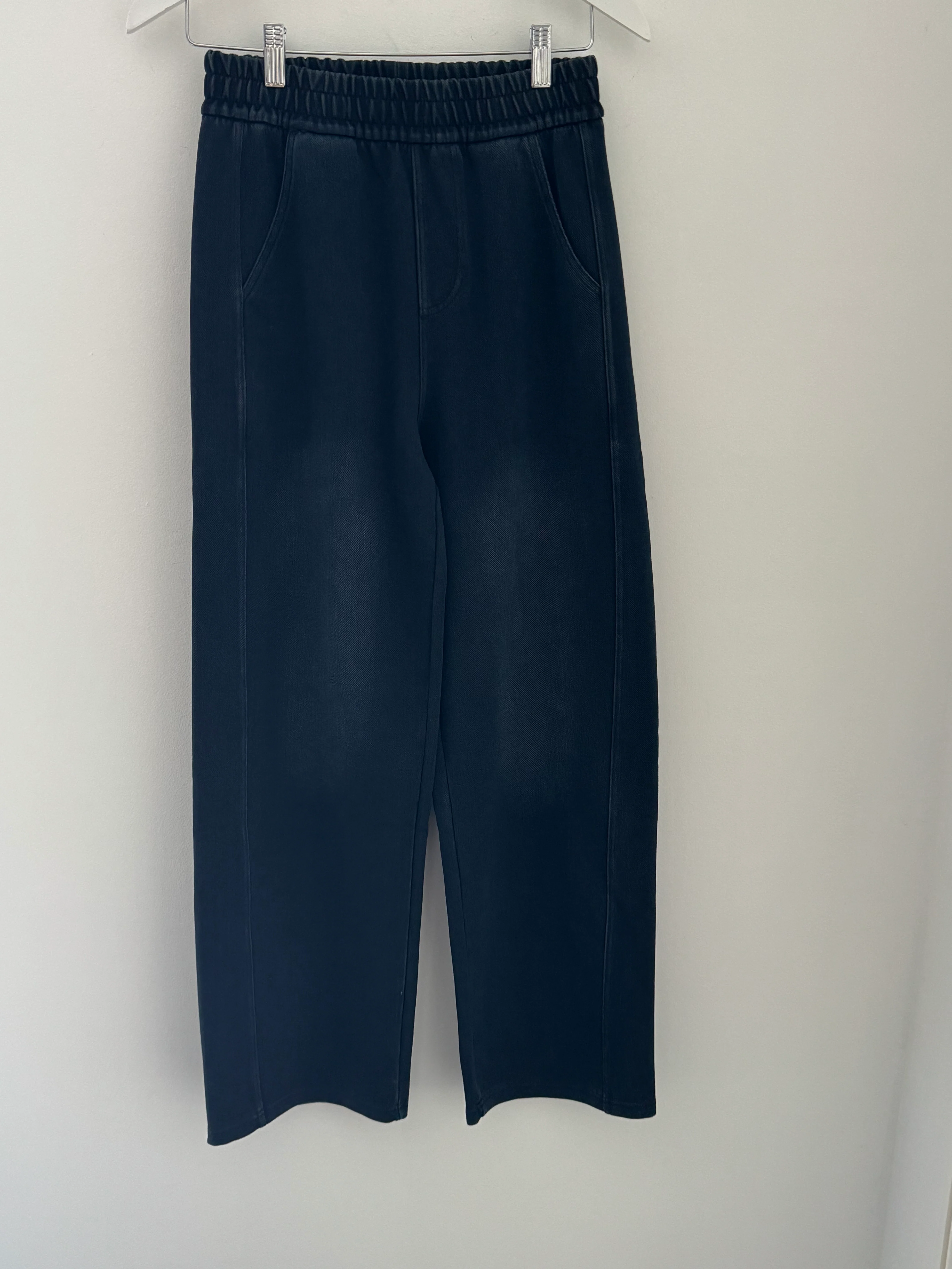 Stretch Denim Trousers in Ink Blue - Image 6