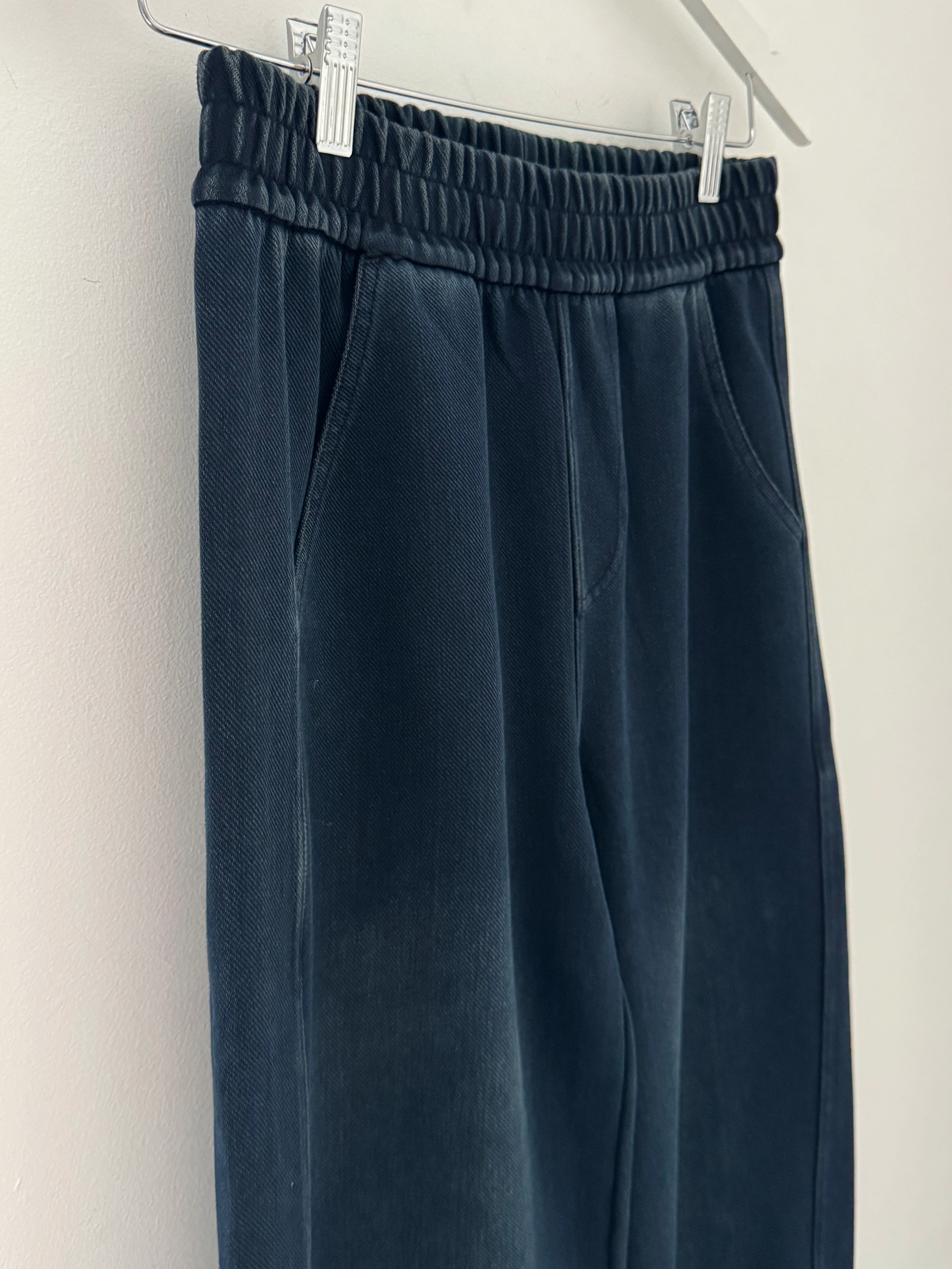 Stretch Denim Trousers in Ink Blue - Image 7