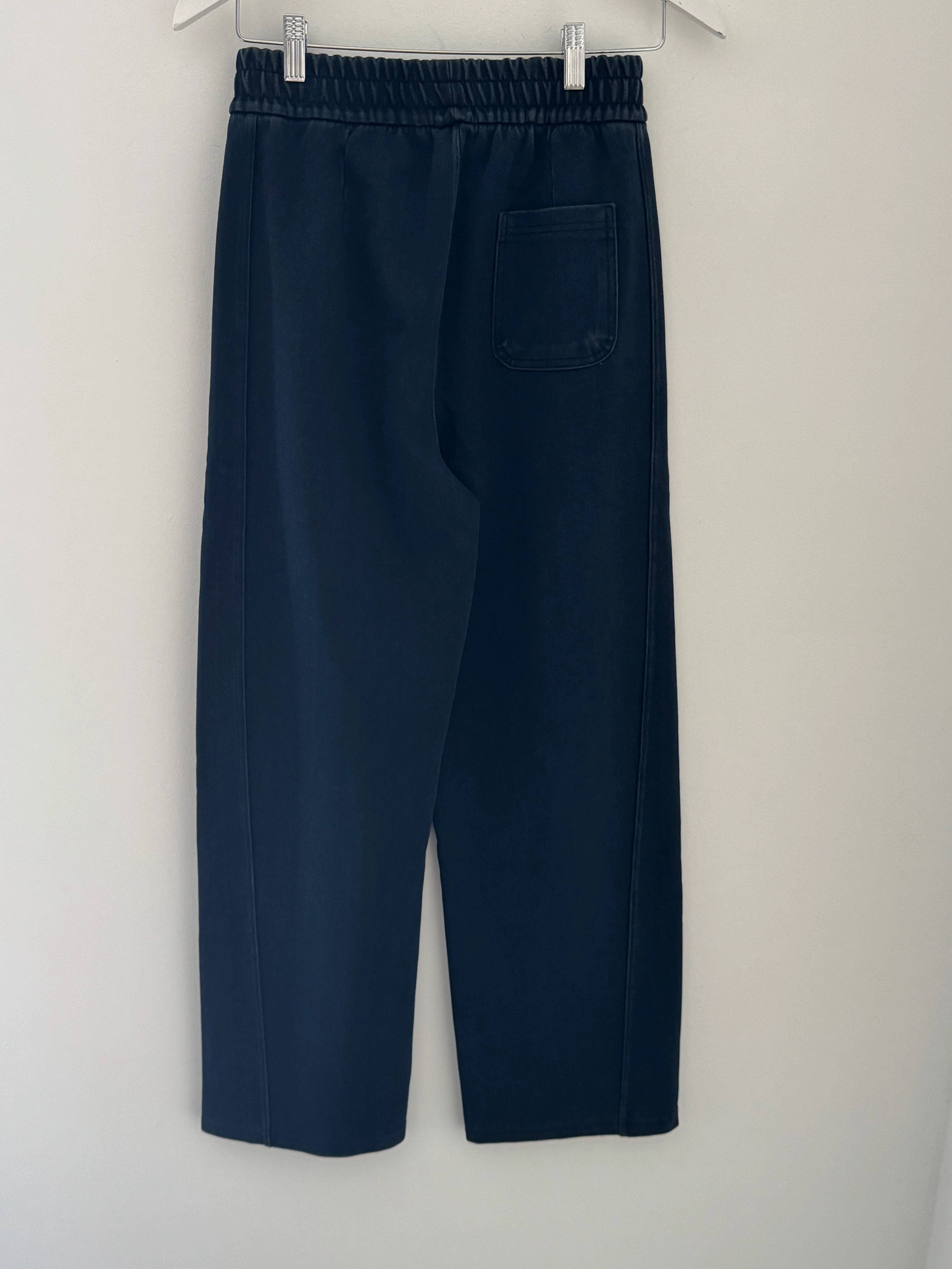 Stretch Denim Trousers in Ink Blue - Image 8