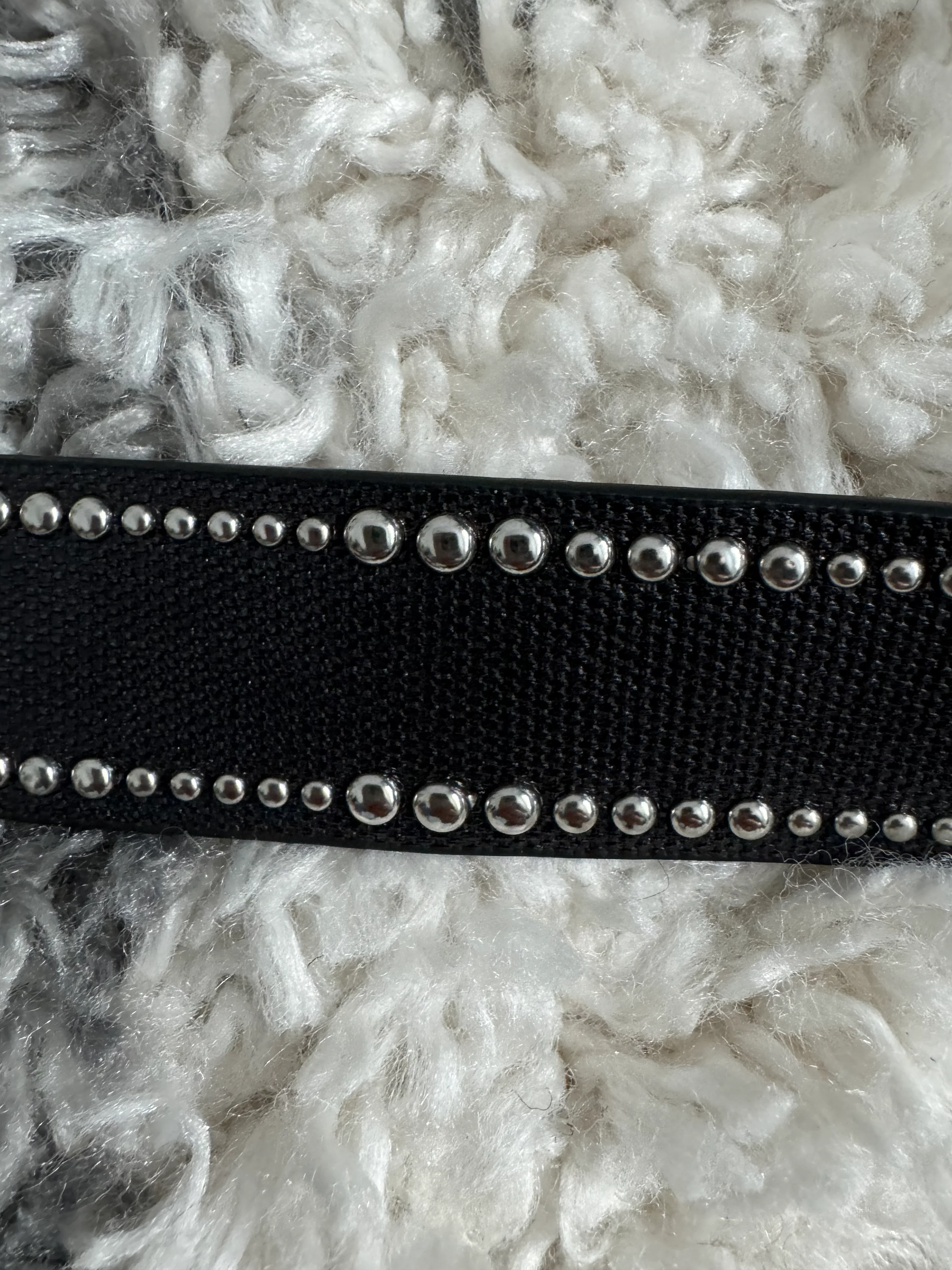 Studded Belt in Black - Image 4