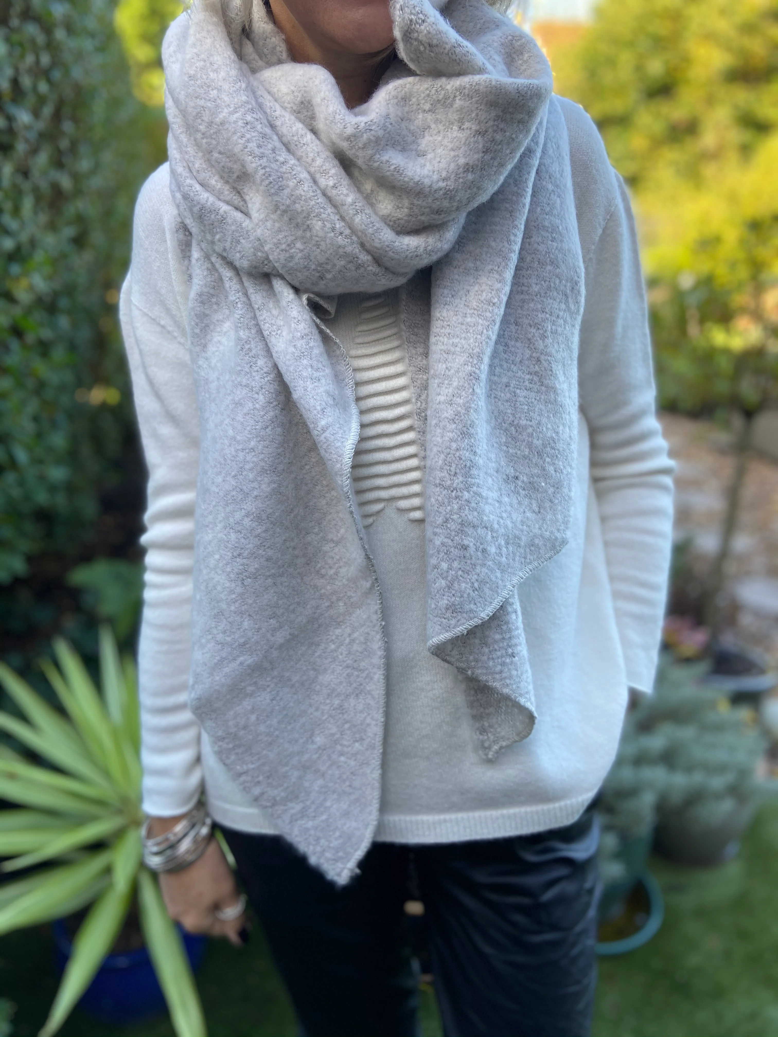 Super Soft and Warm Scarf in Grey - Image 5