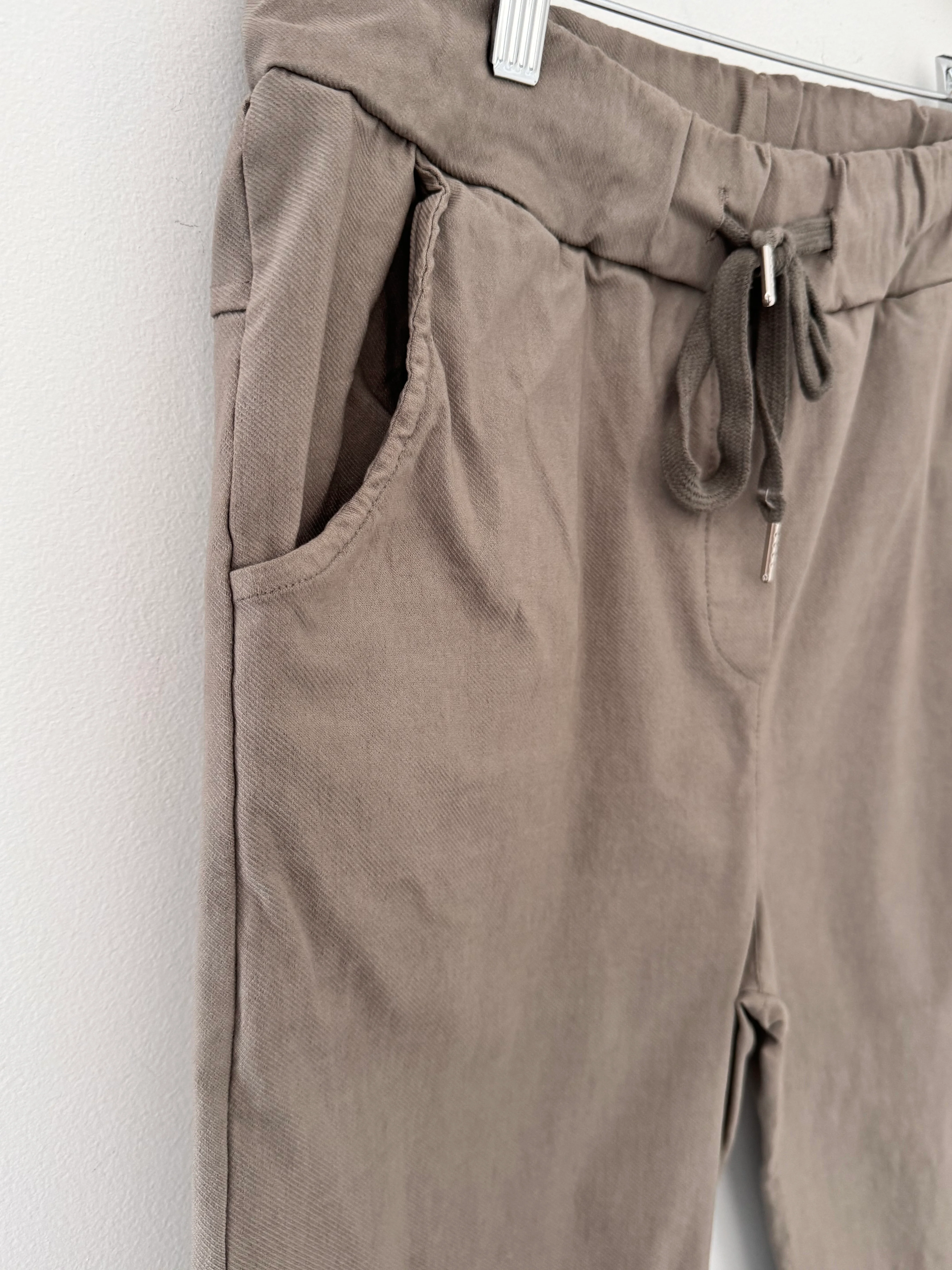 Super Stretch Capri Shorts in Mocha - Image 9