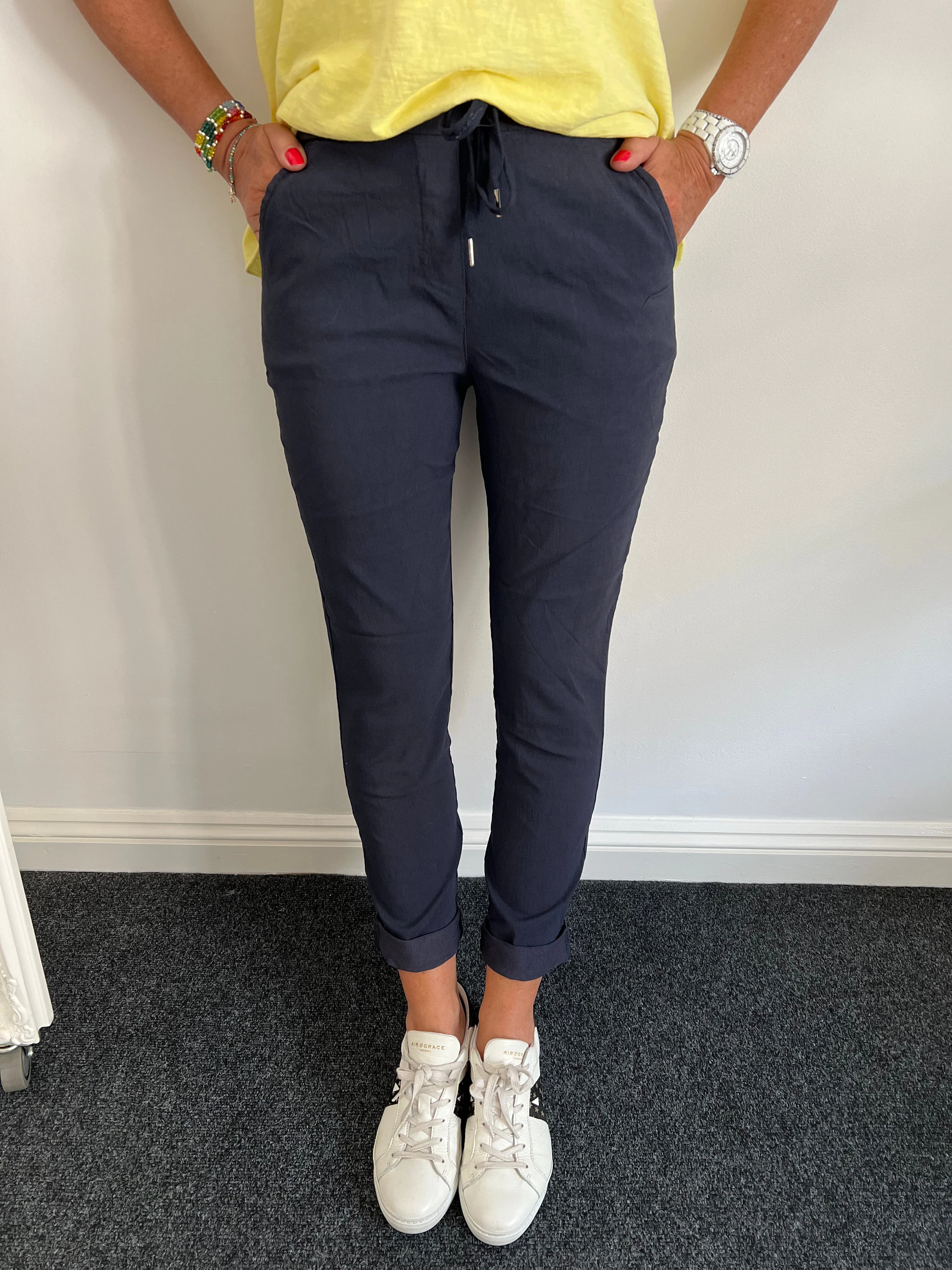 Super Stretch Joggers in Ink - Image 2