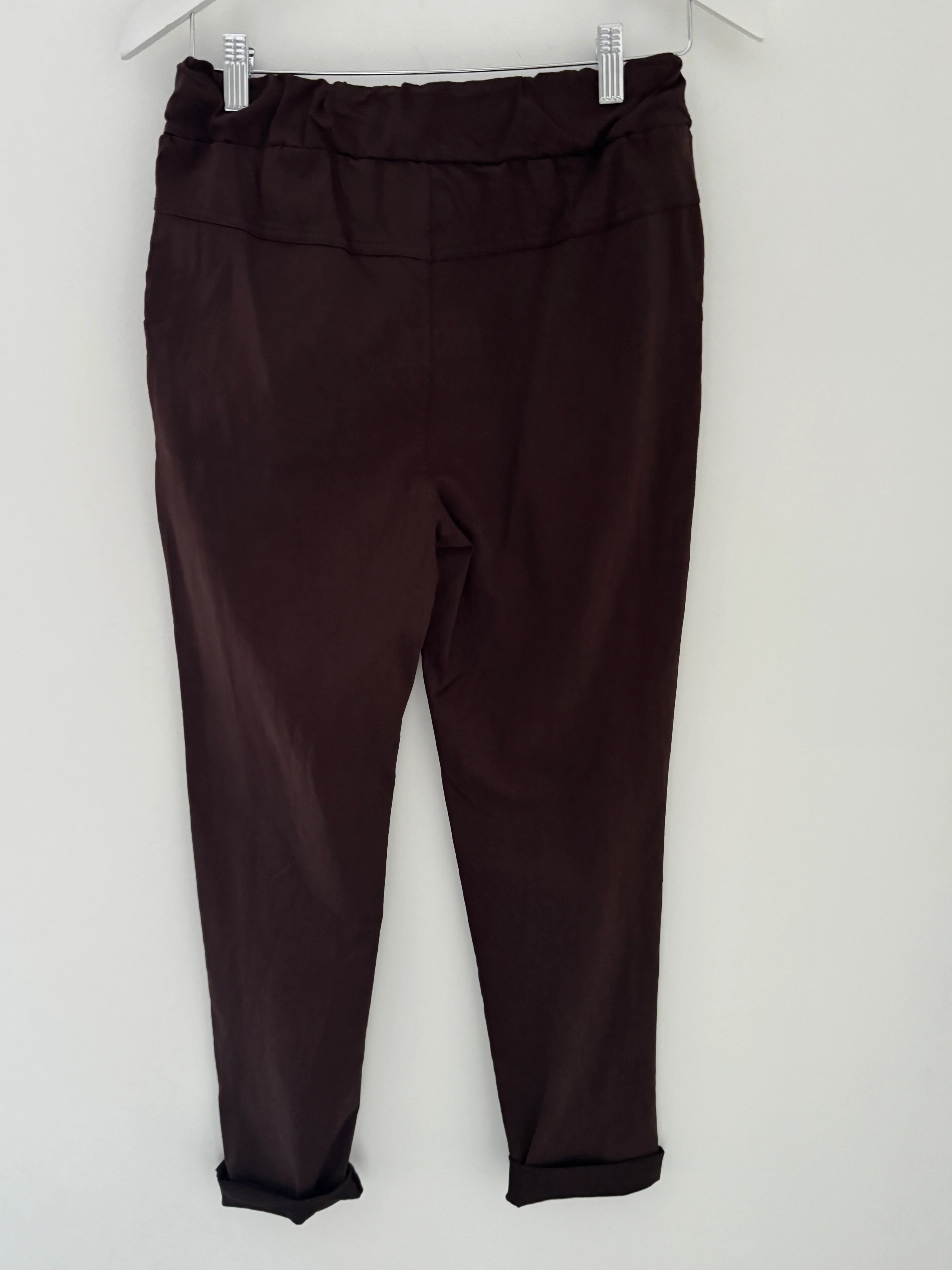 Slimfit Stretch Joggers in Cacao - Image 5